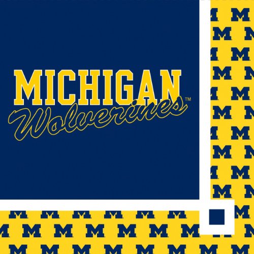 Michigan Wolverines – Getränke-Servietten