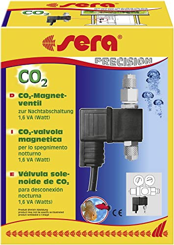 sera 08030 CO2-Magnetventil 2 Watt - einfache Nachtabschaltung der CO2-Zufuhr für eine CO2 Anlage (passend für alle CO2 Anlagen)