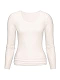 Mey Basics Serie Exquisite Damen Shirts 1/1 Arm Weiß 42