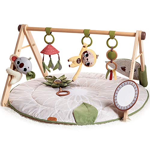 Tiny Love Baby Spieldecke Boho Chic Luxe Gymini, Krabbeldecke mit 20 versch. Spiel- und Spaßmöglichkeiten mit Lerneffekt, Spielmatte inkl. stylischem Spielbogen, nutzbar ab der Geburt