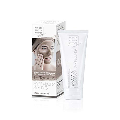 terra vita 1 x 150ml - sanftes und effektives Peeling für Gesicht und Körper mit Mineralerde