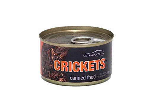 Artemia Konservierte Grillen Gross Canned Crickets Big 34 g Dose 15170 (5-TLG.Set)