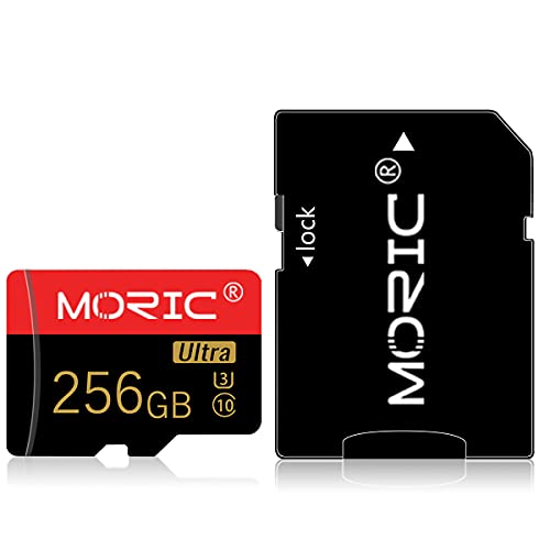256 GB Micro-SD-Karte mit SD-Kartenadapter, Hochgeschwindigkeitsmicro-SD-Speicherkarte/SD-Speicherkarten für Nintendo Switch, Smartphone, Computer, Fahrtenschreiber, Tablet, Drohne (256 GB)