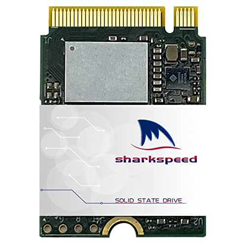 SHARKSPEED SSD 1TB M.2 2230 NVMe PCIe Gen 3.0 x4 interne Solid State Drive, Gaming SSD, Kompatibel mit Steam Deck Surface Ultrabook (1TB, M.2 2230 PCIe)