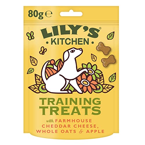 Lily's Kitchen Dog Baked Treats Organic Cheese and Apple Training Treats (8 x 80 g)