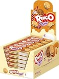 Ringo Caramel Twist Limited Edition Biscotti,Kekse gefüllt mit gesalzener Karamellcreme Display,Jedes Display enthält 42 Stück à 27,5g + Italian Gourmet Polpa di Pomodoro 400g Dose