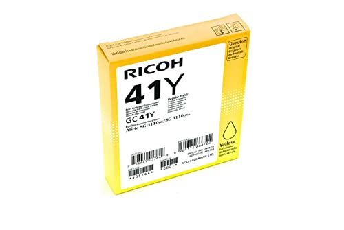 Ricoh GC-41Y Gel Cartridge Yellow Pages: 2.200, 405764 (Pages: 2.200)