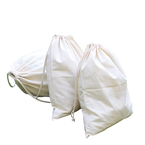 Baumwoll-Leinentasche, Aufbewahrung und Veredelung von Leinen, Tasche mit Kordelzug (75 cm x 120 cm, 1 Stück, 8 A Dicke)