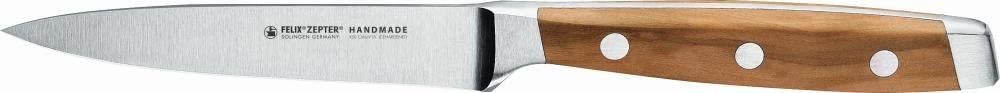 Felix SOLINGEN 831010 First Class Wood Spickmesser – 10cm Klingen-Stahl Schneide - Olivenholzgriff - Made in Germany