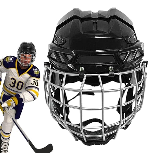 Neamou Eishockeyhelme | Hockey-Gesichtsschutz, Straßenhockey-Torwarthelme, atmungsaktive und schützende Hockeyausrüstung für Eishockey, Rollschuhlaufen