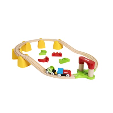 BRIO Spielzeug-Eisenbahn "Mein erstes BRIO Bahn Set mit Batterielok" (Set)