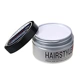 100g Instant Dye Color Cream Natural Hair Style Wax Stylish Silver Grey DIY Paint Wax Fashion Matte Silver Color for Men and Women, Regain Youth for Your Hair (2 PCS)