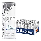 Red Bull Energy Drink Kokos Heidelbeere 24 x 250 ml OHNE Pfand Dosen Getränke, Summer Edition 24er Palette