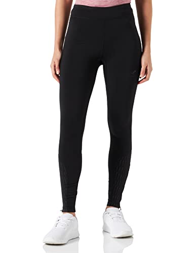 ENERGETICS Damen Bila V Leggings, Black/Aop-/Anthracit, 42 EU