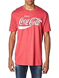 Coca-Cola Herren Coke Classic T-Shirt, Rot Htr, Mittel