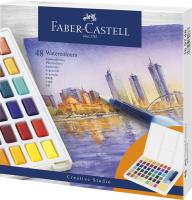FABER-CASTELL 169748 Aquarellfarben farbsortiert