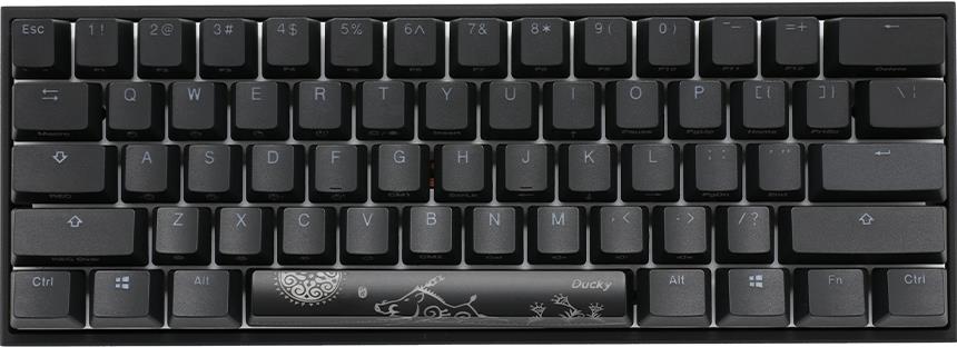 Ducky Mecha Mini Gaming Tastatur, MX-Red, RGB-LED, Schwarz