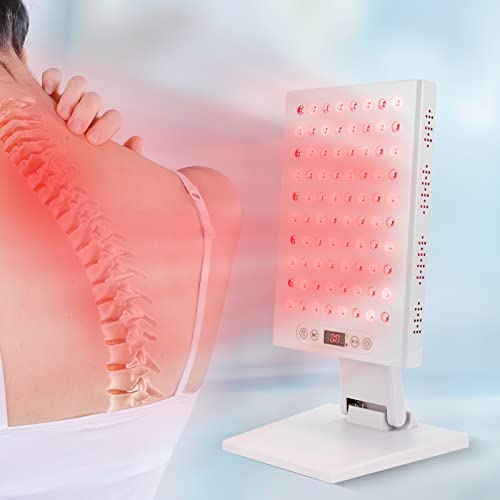 Lightakai Rotlichttherapie-Gerät, Rotlicht-Therapie-Lampe Ganzkörper-Lichttherapie-Panels mit 80 Dual-Chip-LEDs für Körperentlastung & Hautgesundheit