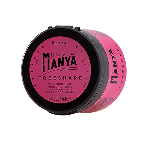Kemon Hair Manya Freeshape - Styling-Paste mit Matt-Effekt ideal für Kurzhaarlooks, Hair-Care in Salon-Qualität - 100 ml