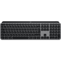 Logitech MX Keys für Mac - Tastatur - hinterleuchtet - Bluetooth, 2,4 GHz - QWERTZ - Deutsch - Space-grau (920-009553)