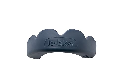 lobloo PRO-FIT Patent Pending, Professional Dual-Density impressionless Mouthguard for High Contact Sports as MMA, Hockey, Football, Rugby. Large +13yrs, Navy