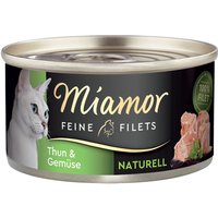 Miamor Feine Filets Naturelle 80g Dose Katzennassfutter
