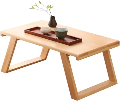 End Tables Japanischer Faltbarer Tatami-Tisch Retro Meditation Niedriger Tisch Haus-Couchtisch Wohnzimmer-Zen-Teetisch Für Erker Geeignet (Größe : 60x35x29cm)