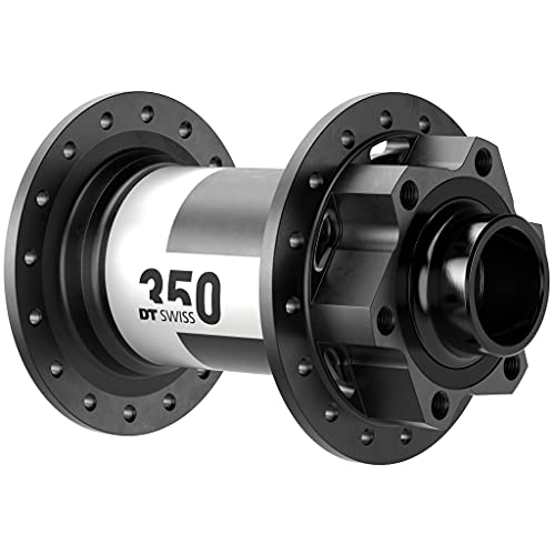 DT Swiss VR-Nabe 350 MTB Disc Brake 110mm/20mm TA Boost, is 6-Bolt, 28 Loch, schwarz/weiß