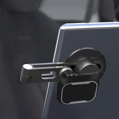 TOPABYTE Tesla Model 3 Y Handyhalterung mit unsichtbarer Klappfunktion auf dem Bildschirm Handyhalterung mit magnetischer Passform 2016–2022 Tesla Zubehör