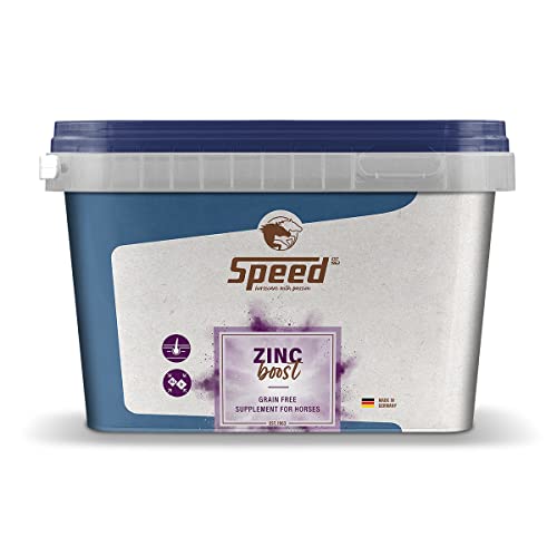 Speed ZINC Boost, 1.500 g, für glänzendes Fell und eine gesunde Haut bei Pferden, getreidefreies Ergänzungsfutter, ideal im Fellwechsel, getreidefrei
