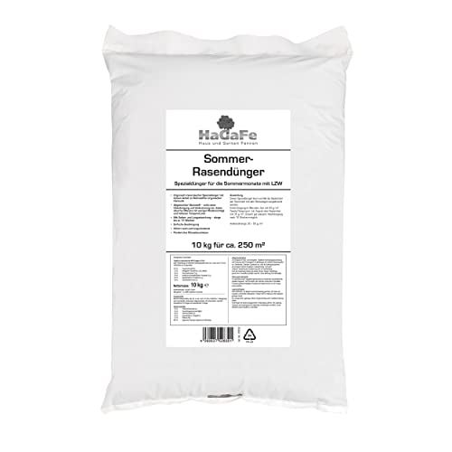 HaGaFe Sommer Rasendünger Sommerrasendünger Spezialdünger organisch mineralisch 10 kg (1x 10 kg)