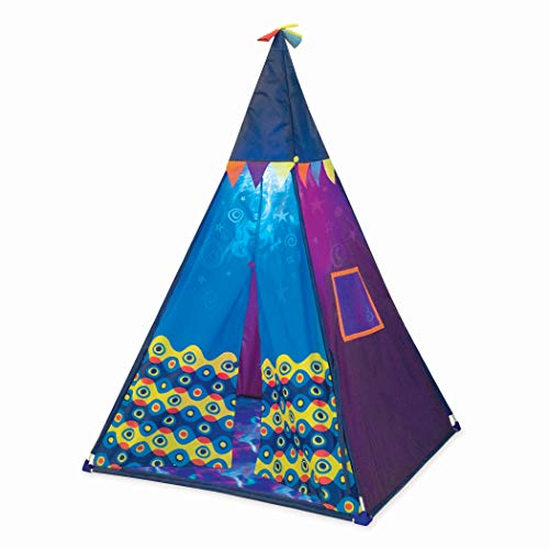 B. toys Tipi Zelt für Kinder mit Laterne für Licht – Spielzelt für Drinnen, Kinderzimmer, Indoor – Kinderzelt für Jungen und Mädchen ab 3 Jahren