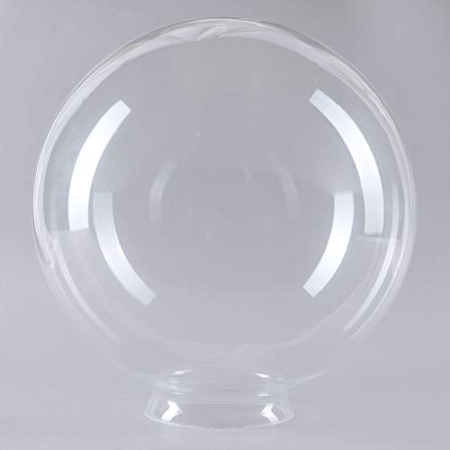 Kugelglas Lampenglas Ø 250mm Klarglas Ersatzglas rund Leuchtenglas Glaskugel für E27 Lampenschirm