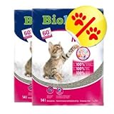 2 x Biokats Micro Fresh 14 l Katzenstreu mit Sommerduft mit feiner Körnung