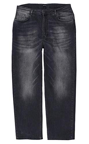 Lavecchia Übergrössen Modische Designer Jeans LV-501 W58/L32 Stone-Black