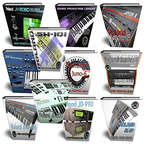 Roland Classic Mega Bundle - 11 große Original WAVE/Kontakt Samples/Loop Studio Libraries