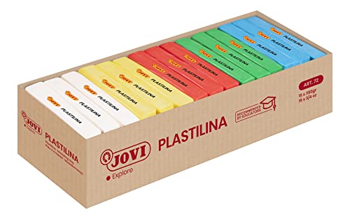 Unbekannt Jovi - Box, 15 Tabletten 350 g, grundfarben, 3 x 5 Farben Knete 72B