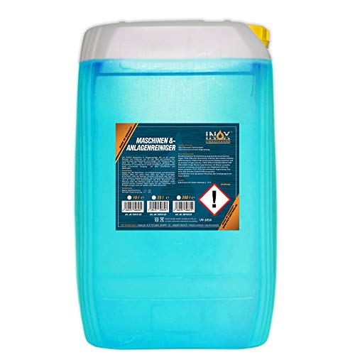 INOX® MS Maschinen- und Anlagenreiniger Konzentrat, 25L - effektives Reinigungsmittel zum Entfernen von Öl, Fett und Ruß