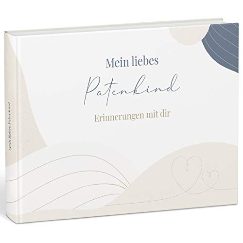 MINTKIND® "Mein liebes Patenkind" Erinnerungsalbum | Geschenk-Idee für Mädchen & Jungen | für Paten zur Taufe | Ausfüllbuch & Fotoalbum für das Patenkind vom Patenonkel oder Patentante Fotobuch