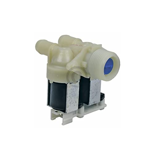 Magnetventil kompatibel mit WHIRLPOOL 480111100199 zweifach 180° 14,0mmØ für Waschmaschine Waschtrockner