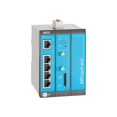INSYS icom MRX MRX3 LTE - Router - WWAN - 5-Port-Switch - an DIN-Schiene montierbar (10016583)