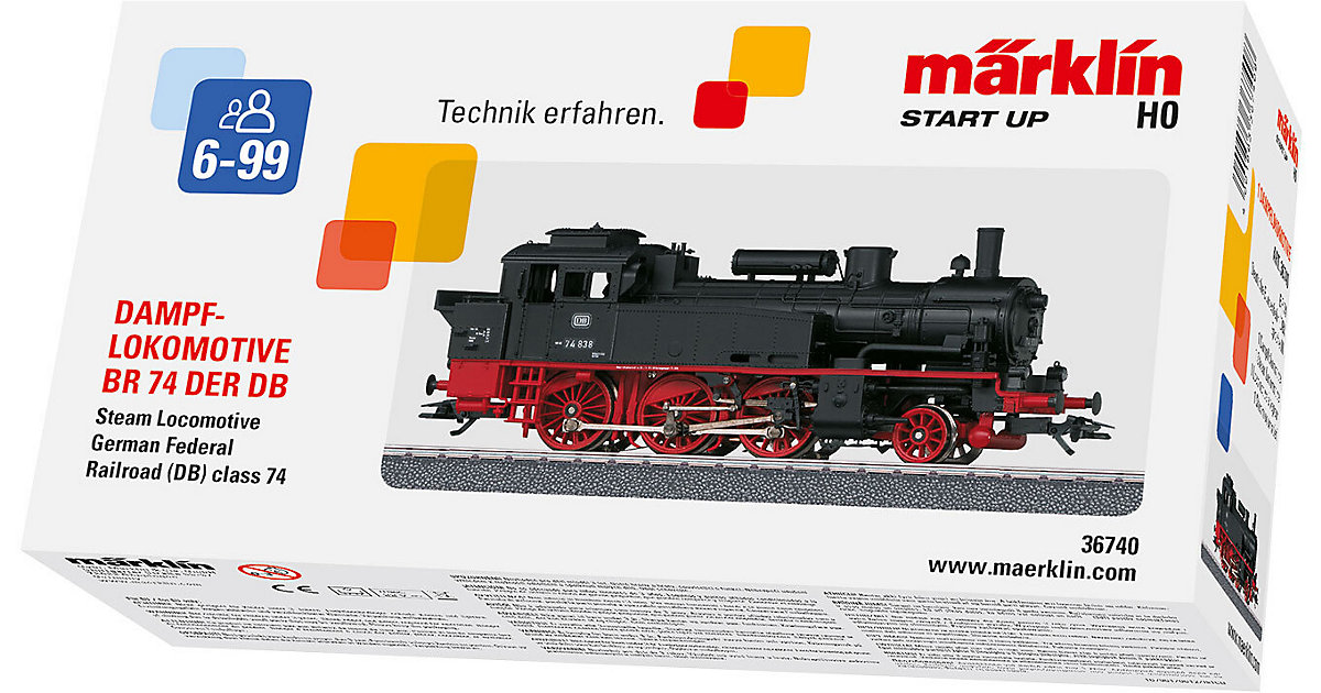 Märklin Start Up 036740 Märklin Start up - Tenderlokomotive Baureihe 74 2