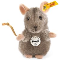 Steiff Kuscheltier Piff Maus grau, 10 cm