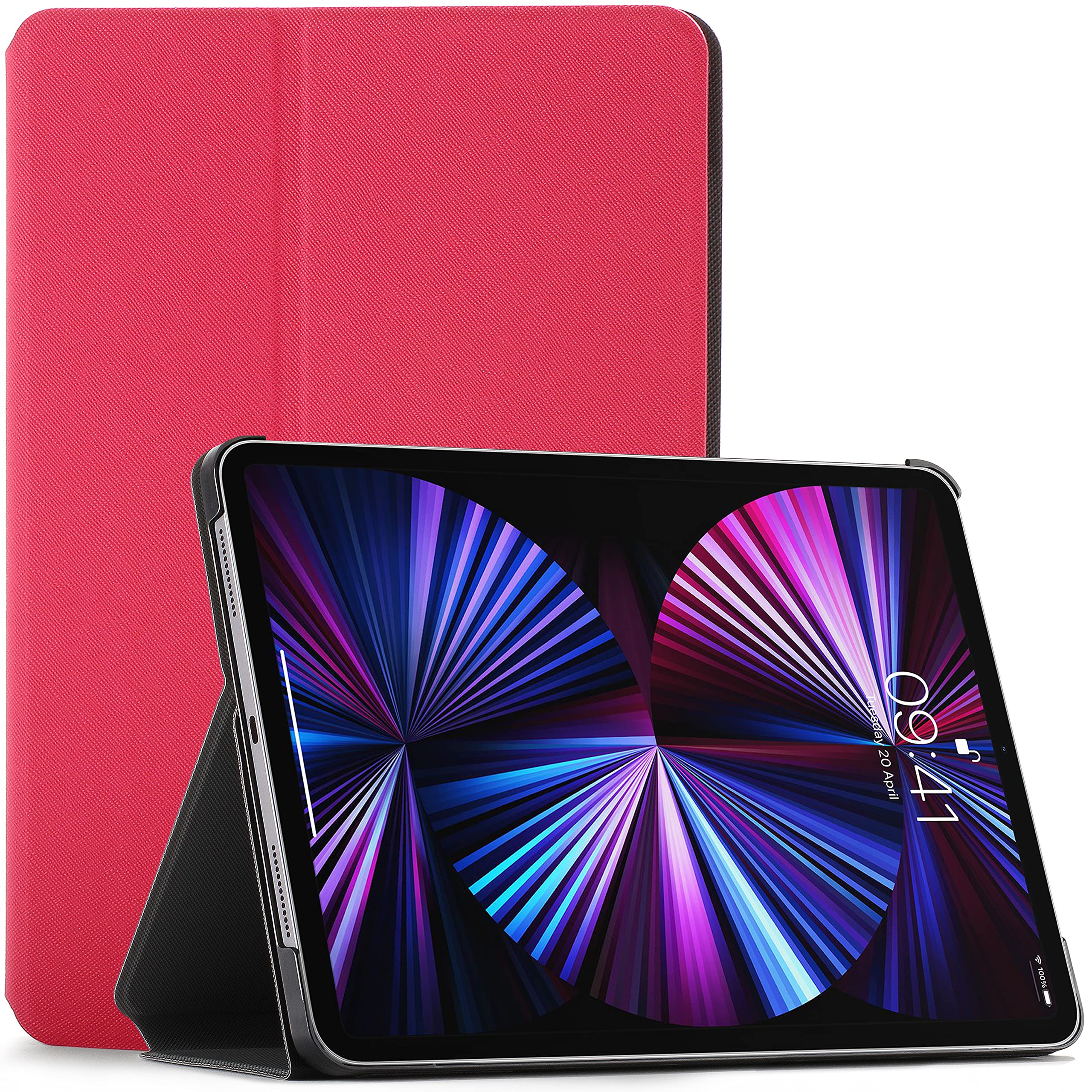FOREFRONT CASES Hülle für iPad Pro 11 2021 - Schutz Apple iPad Pro 11 Hülle Stand - Rosa - Dünn & Leicht, Smart Auto Schlaf/Wach, iPad Pro 11 Zoll 2021 (3. Generation) Hülle, Tasche