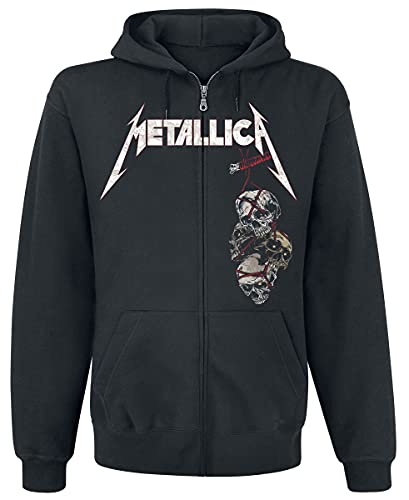 Metallica Death Reaper Männer Kapuzenjacke schwarz XL 80% Baumwolle, 20% Polyester Band-Merch, Bands