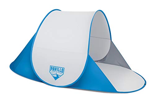 Pavillo Strandmuschel Secura Beach Tent Weiß-Blau