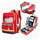 RAYACO Professionelle Erste-Hilfe-Kit Notfall Responder Trauma Tasche, medizinische Notfall-Kits Storage Jump Bag Pack für EMT, EMS, Polizei, Feuerwehrleute, Sicherheitsbeamte