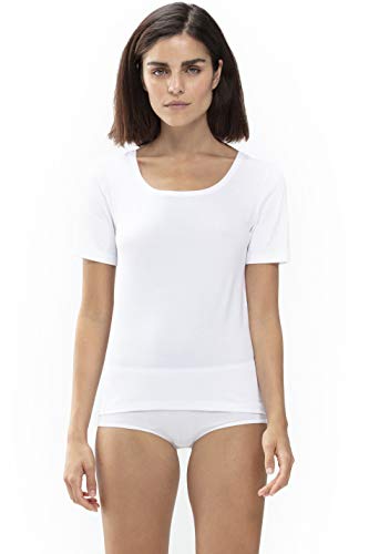 Mey Basics Serie Organic Damen Shirts 1/2 Arm Weiß 48