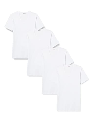 Eminence Herren Promo Classiques Unterhemd , 4er Packung ,Weiß (Blanc/Blanc/Blanc/Blanc 0001) ,Large (Herstellergröße: 4)