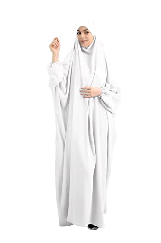 Muslim Dresses Damen Islam Abaya Kleidung Frauen Dubai Gebet Islamische Robe afrikanischer Kaftan Türkei Kleid in voller Länge mit Hijab
